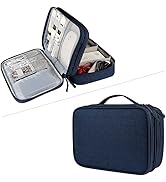 Red Lemon New Double Layer Electronic Accessories Cable Organizer Bag Digital Gadget Travel Organ...